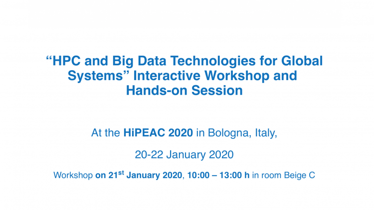 HPC and Big Data Interactive Workshop