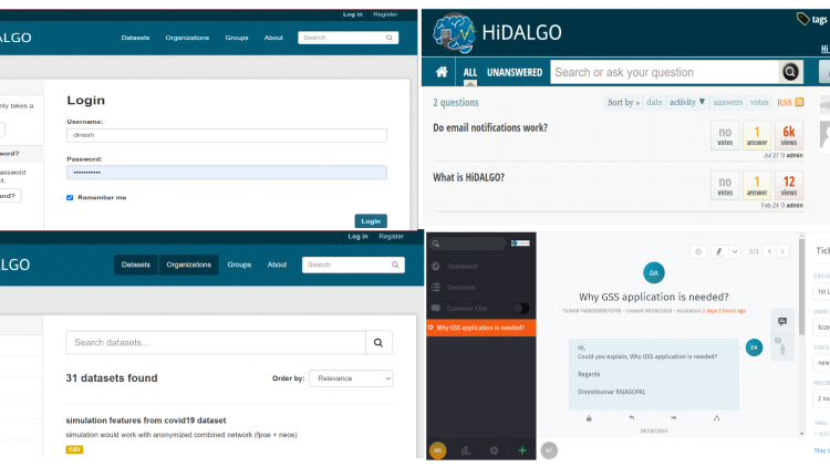 Screenshots of the Hidalgo askbot faq site